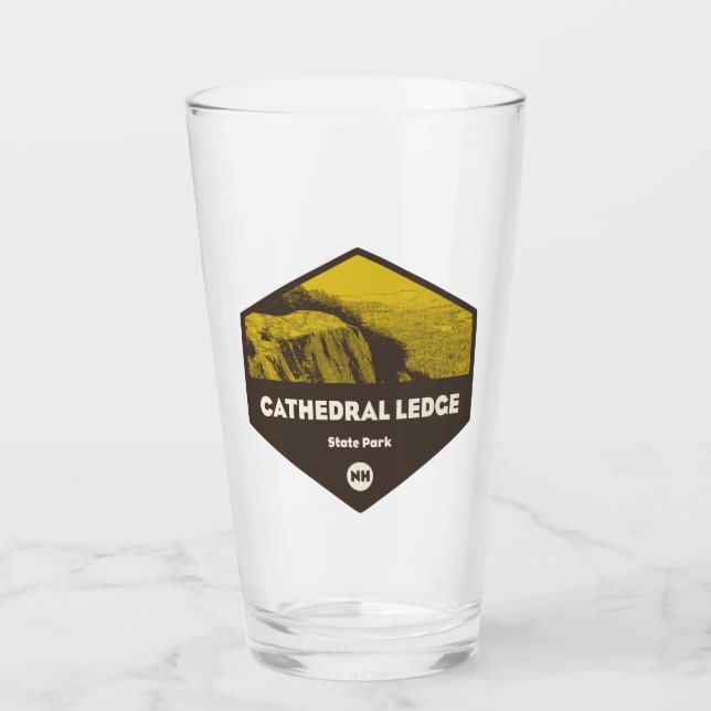 Copo De Pint Catedral de Ledge State Park New Hampshire (Frente)