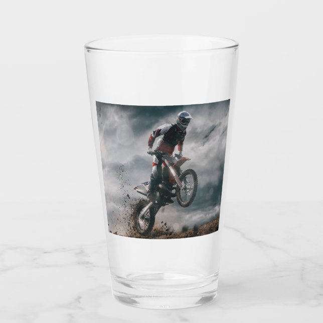 Copo De Pint Cavaleiro-da-motocross (Frente)