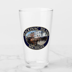 Copo De Pint Cavalo e Carruagem na Ilha de Mackinac Centro