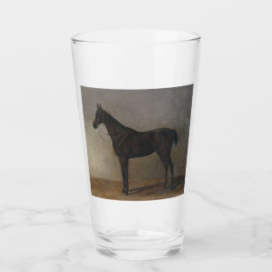 Copo De Pint Cavalo Marrom escuro (Arte Animal Vintage)
