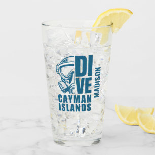 Copo De Pint Cayman Islands Divino de Nome Personalizado