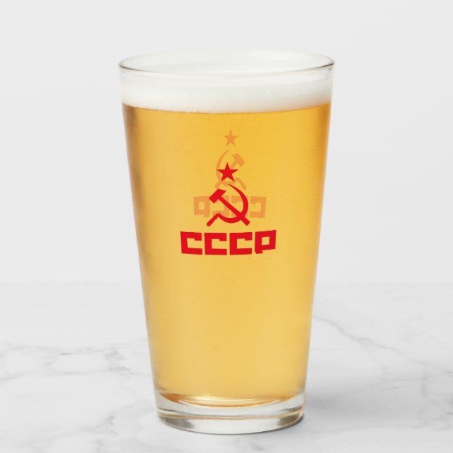 Copo De Pint CCCP Caneca-ski (Frente (Preenchido))