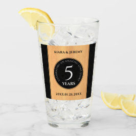 Copo De Pint Celebração do Aniversário de Casamento de Madeira