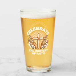 Copo De Pint Celebrar a fé com a colheita - Arte inspiradora