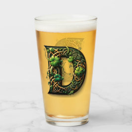 Copo De Pint Celtic Monogram Pint Glass