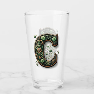 Copo De Pint Celtic Monogram Pint Glass