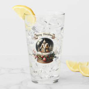 Copo De Pint Cena de Algodão do Globo de Neve Cozy Christmas