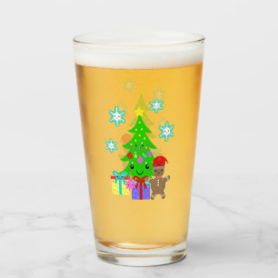 Copo De Pint Cena de Árvore de Natal em Kawaii Bonito, ZSG