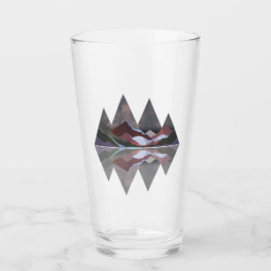 Copo De Pint Cena de Montanha Geométrica