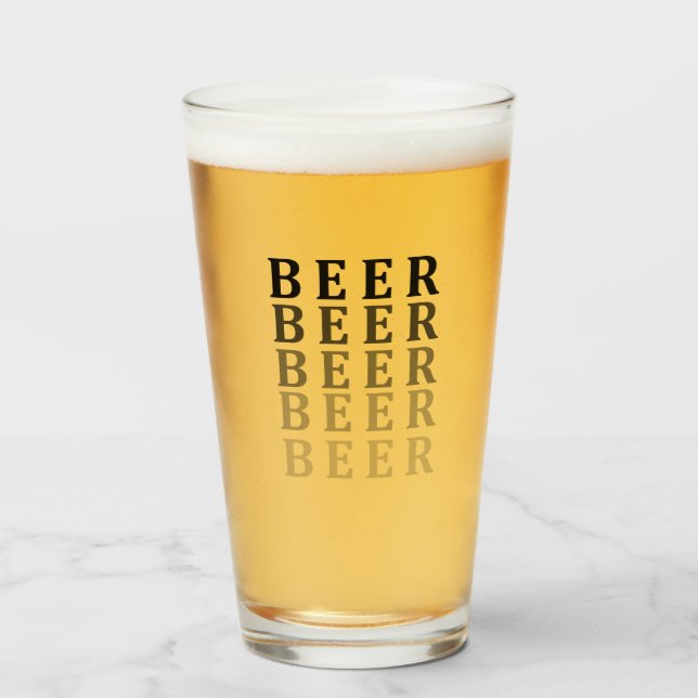 Copo De Pint Cerveja, amantes de cerveja, design (Frente (Preenchido))