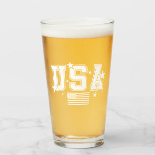 Copo De Pint Cerveja da Bandeira dos EUA