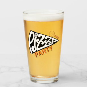 Copo De Pint cerveja de festa de pizza
