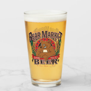 Copo De Pint Cerveja Do Mercado De Ursos