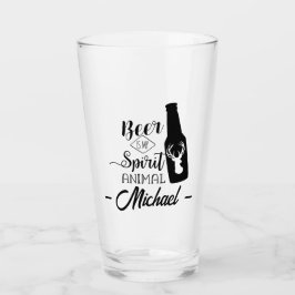 Copo De Pint Cerveja é o meu espírito animal nome engraçado