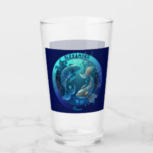 Copo De Pint Cerveja Personalizável Zodíaco Peixes