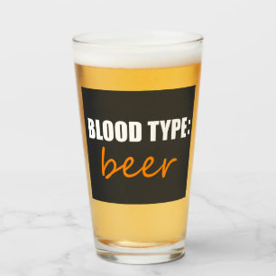 Copo De Pint cerveja tipo sangue