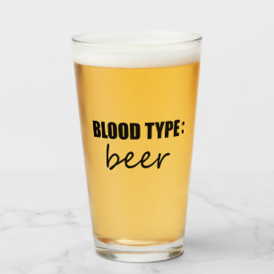 Copo De Pint cerveja tipo sangue