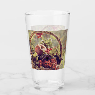 Copo De Pint Cesto de queda de maçãs frutas