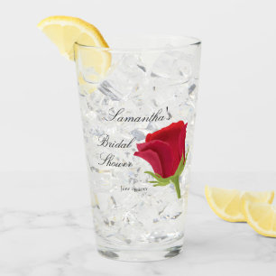 Copo De Pint Chá de Bebê de Rosa Vermelha Classe Elegante 