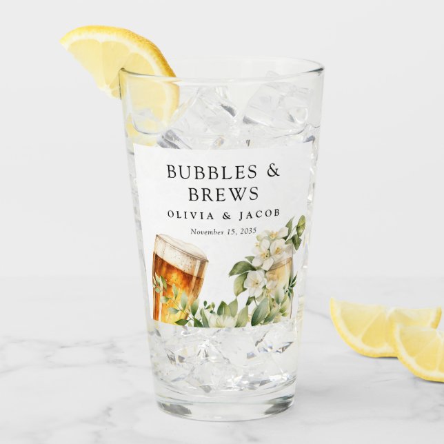 Copo De Pint Chá de bolhas e Casais de ruptura (Gelo frontal)