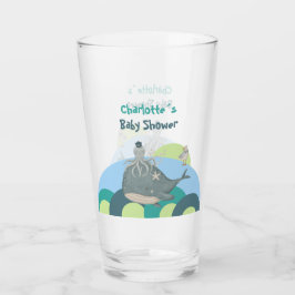 Copo De Pint Chá de fraldas Azul Octopus de Baleia Náutica Doce