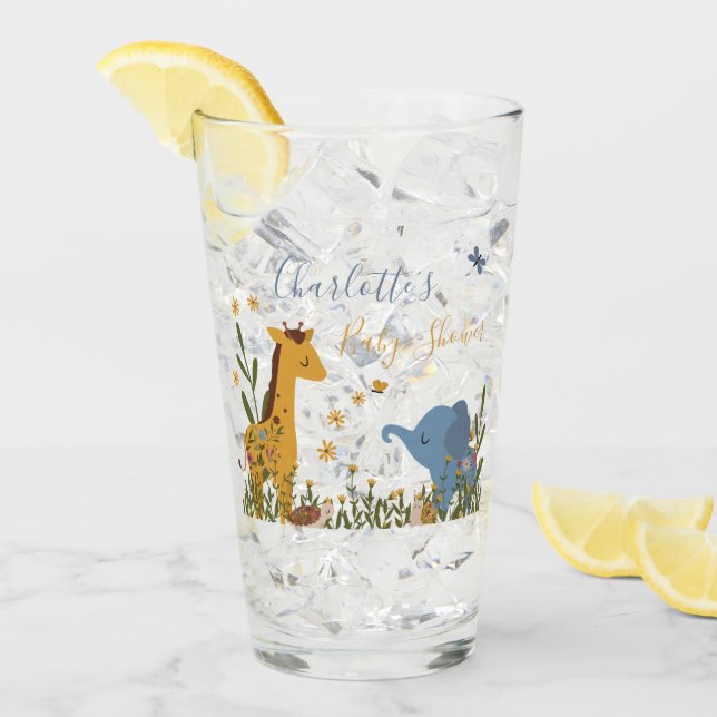 Copo De Pint Chá de fraldas Floral De Bebês Cachos (Gelo frontal)