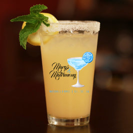 Copo De Pint Chá de Noiva Margs & Matrimony Blue Margarita