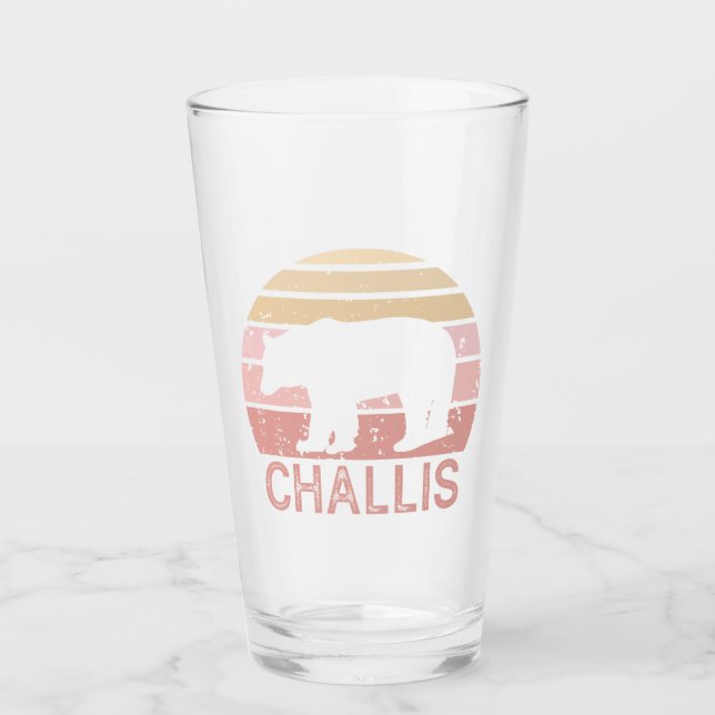 Copo De Pint Challis Idaho Retro Bear (Frente)