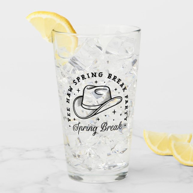 Copo De Pint Chapéu de cowboy do partido Spring break (Gelo frontal)