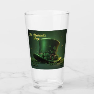 Copo De Pint Chapéu e Design de Trevo do Dia de São Patrício
