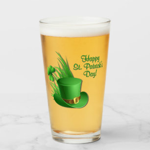 Copo De Pint Chapéu Feliz Dia de São Patrício Irlandês