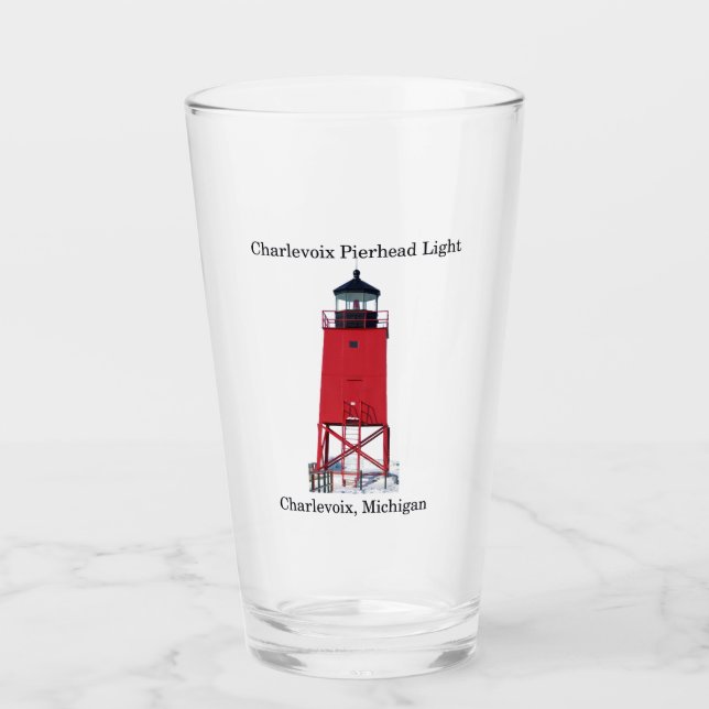 Copo De Pint Charlevoix Pierhead Light glass (Frente)