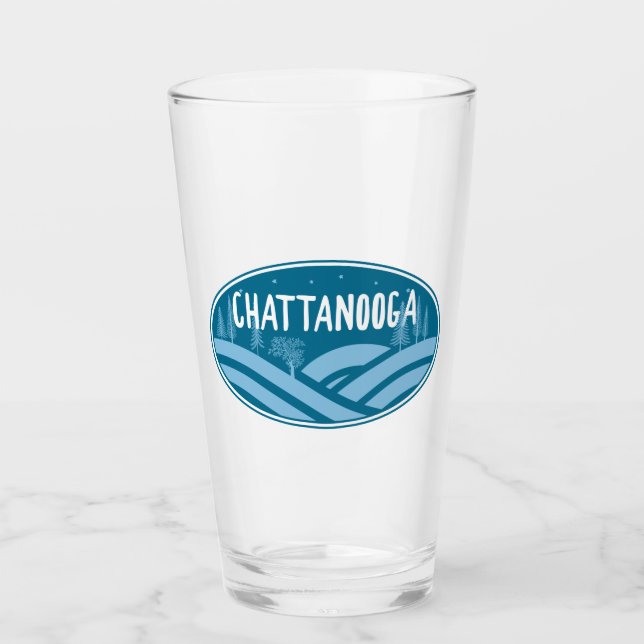 Copo De Pint Chattanooga Tennessee ao ar livre (Frente)