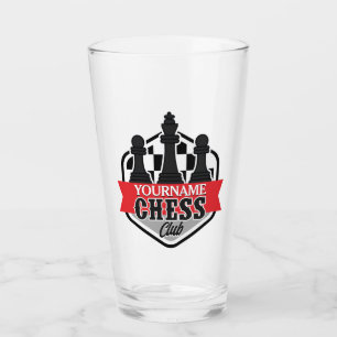 Copo De Pint Checkmate do Chess Player do NOME Personalizado