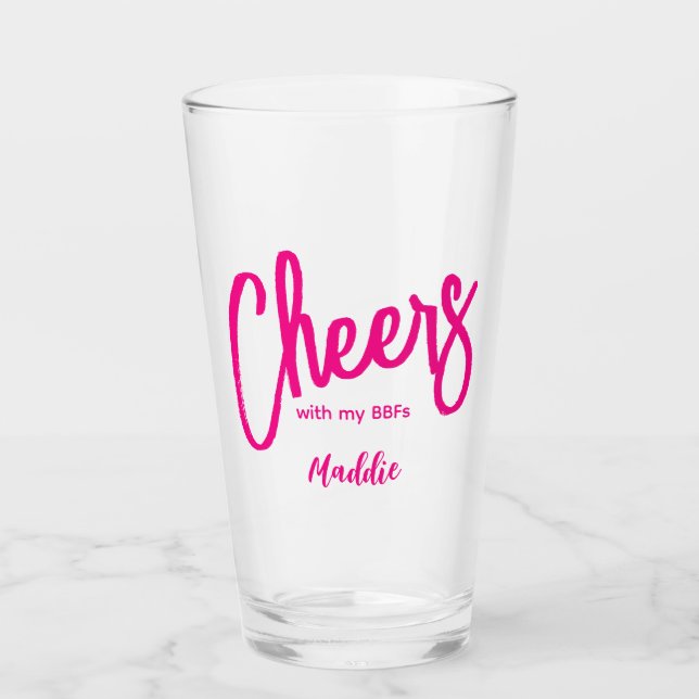 Copo De Pint Cheers Girls Galentines (Frente)