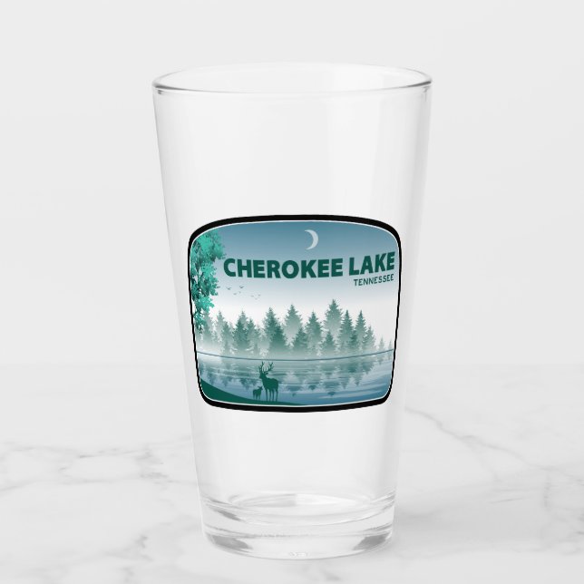 Copo De Pint Cherokee Lake Tennessee Deer (Frente)
