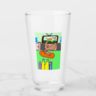 Copo De Pint Cherry Blossom Chihuahua assistiu televisão