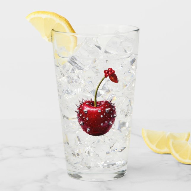 Copo De Pint Cherry Rock Style Stainless Steel Flask (Gelo frontal)