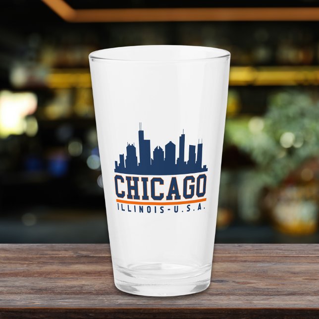 Copo De Pint Chicago, Illinois Architectural Skyline (Criador carregado)