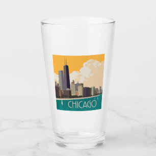 Copo De Pint Chicago   Linha Skyline Moderna