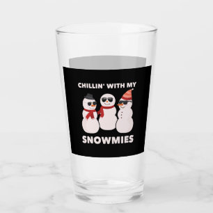 Copo De Pint Chilling' Com Meus Snowmies