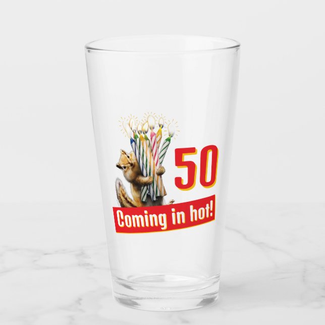 Copo De Pint Chipmunk Birthday Candles (Frente)