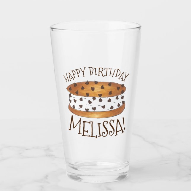 Copo De Pint Chipwich Chocolate Chip Cookie Sorvete Sandwich (Frente)