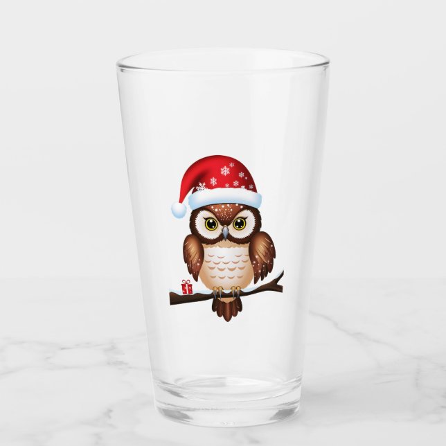 Copo De Pint Chouette Noël (Frente)
