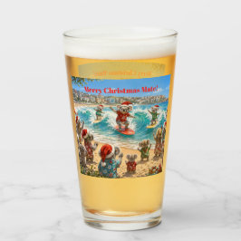 Copo De Pint Christmas Koalas Surfing Bondi Beach Mate!
