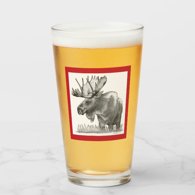Copo De Pint Christmoose (Frente (Preenchido))