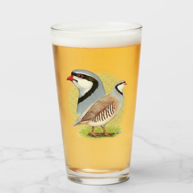 Copo De Pint Chukar Partridge Combo (Frente (Preenchido))