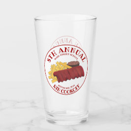 Copo De Pint Churrasco de costelas do Concurso de Churrasco de 