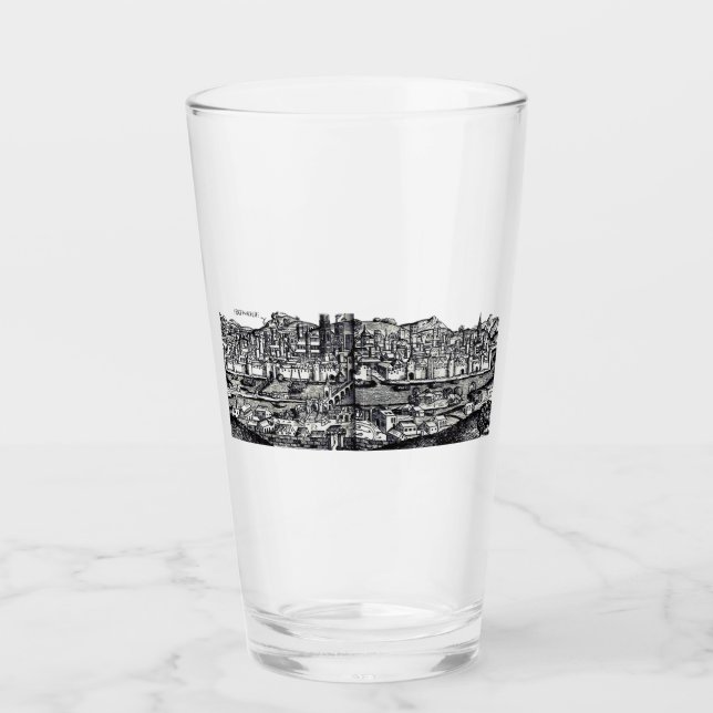 Copo De Pint Cidade de Regensburg no leste da Baviera (Frente)