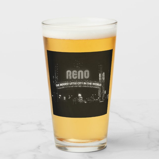 Copo De Pint Cidade de Reno (Frente (Preenchido))